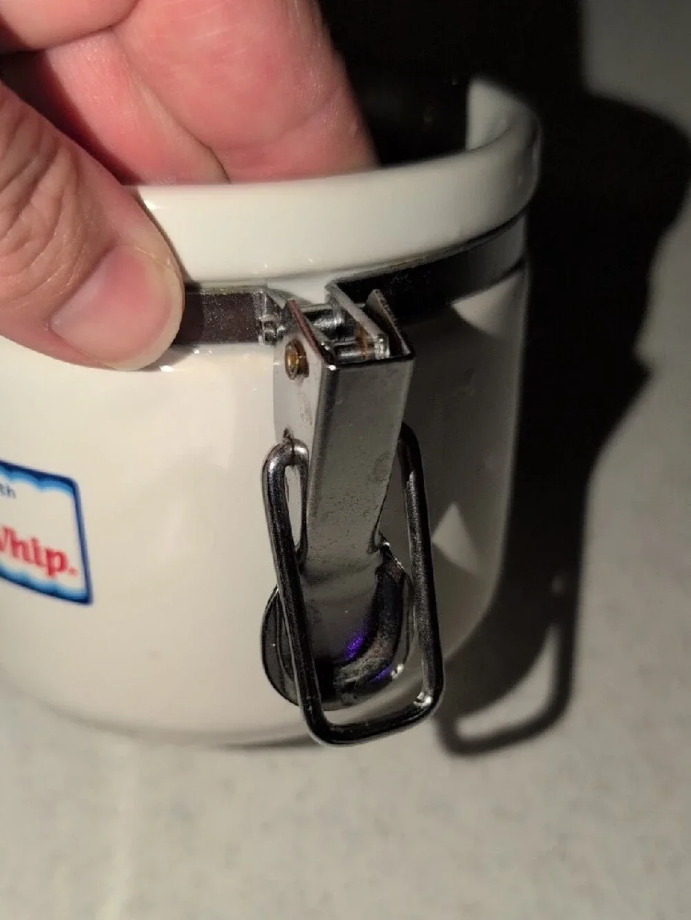 Vintage 1980s Miracle Whip Promotional Jars - 2pc Set w/ Rare Misprint Inverted